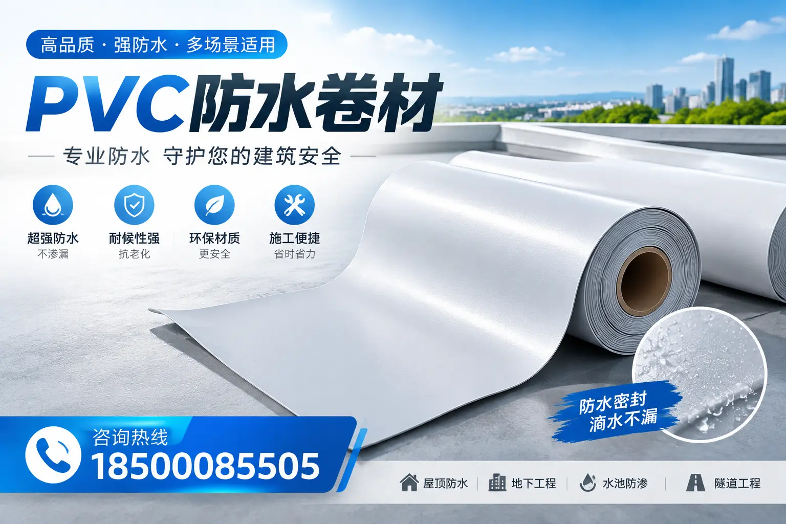 PVC防水卷材的市场竞争分析，衡水品牌选择参考